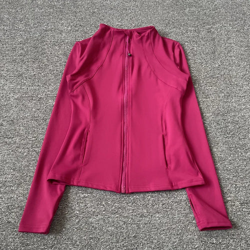 Quick Dry Stand Up Collar Fitness Jacket Women
