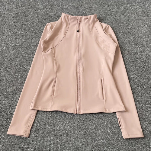 Quick Dry Stand Up Collar Fitness Jacket Women