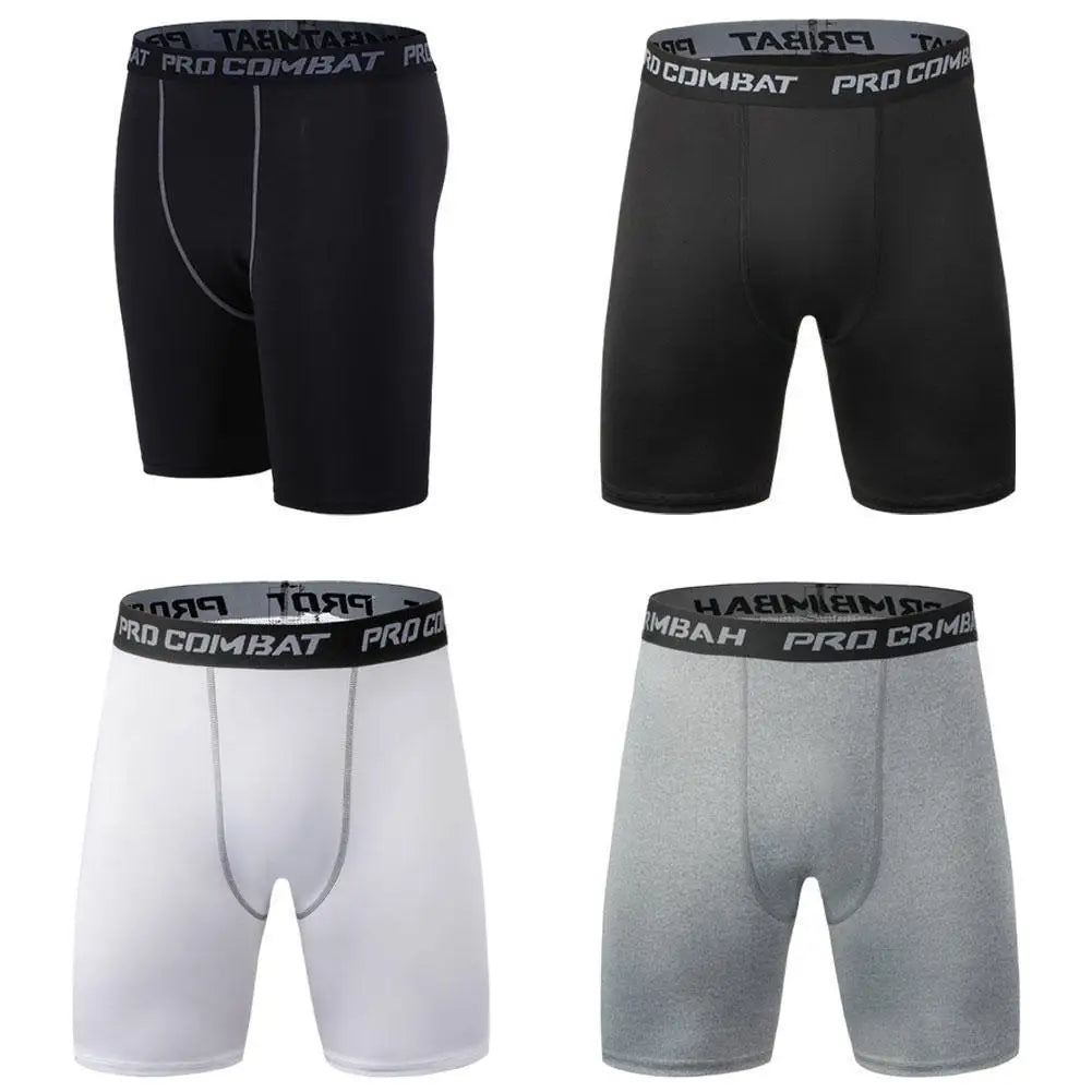 Men Bodybuilding Shorts Fitness Workout Inseam Gym Knickers Male