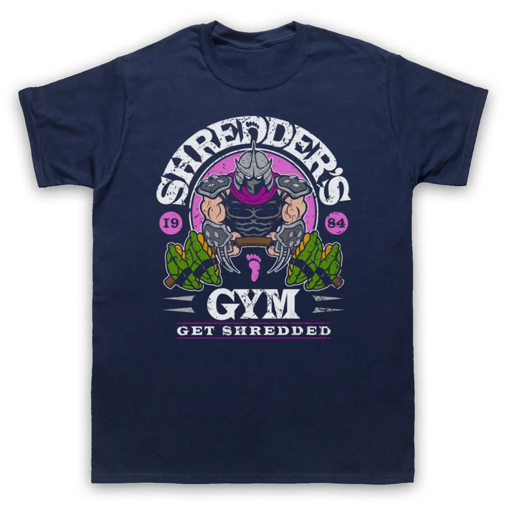 Teenage Ninja Turtles SHREDDER'S GYM Anime Print Graphic T-shirt Men